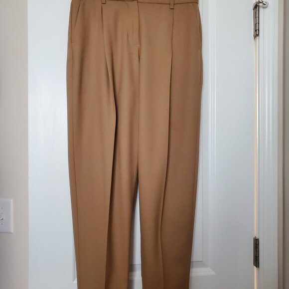Massimo Dutti Women's Wool Barrel Fit Trousers USA6 EUR 38 - Picture 6 of 10